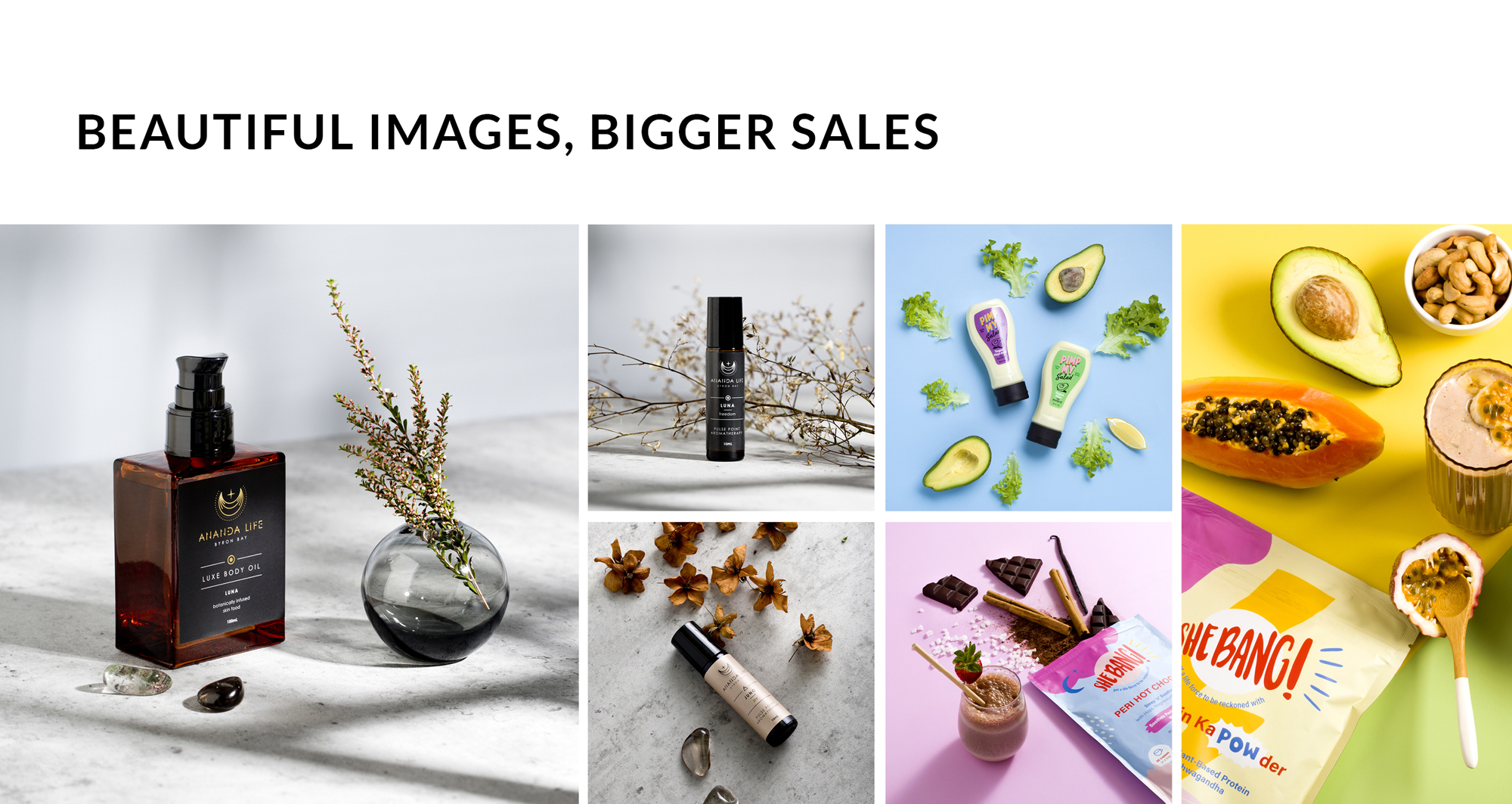 Styled content photography